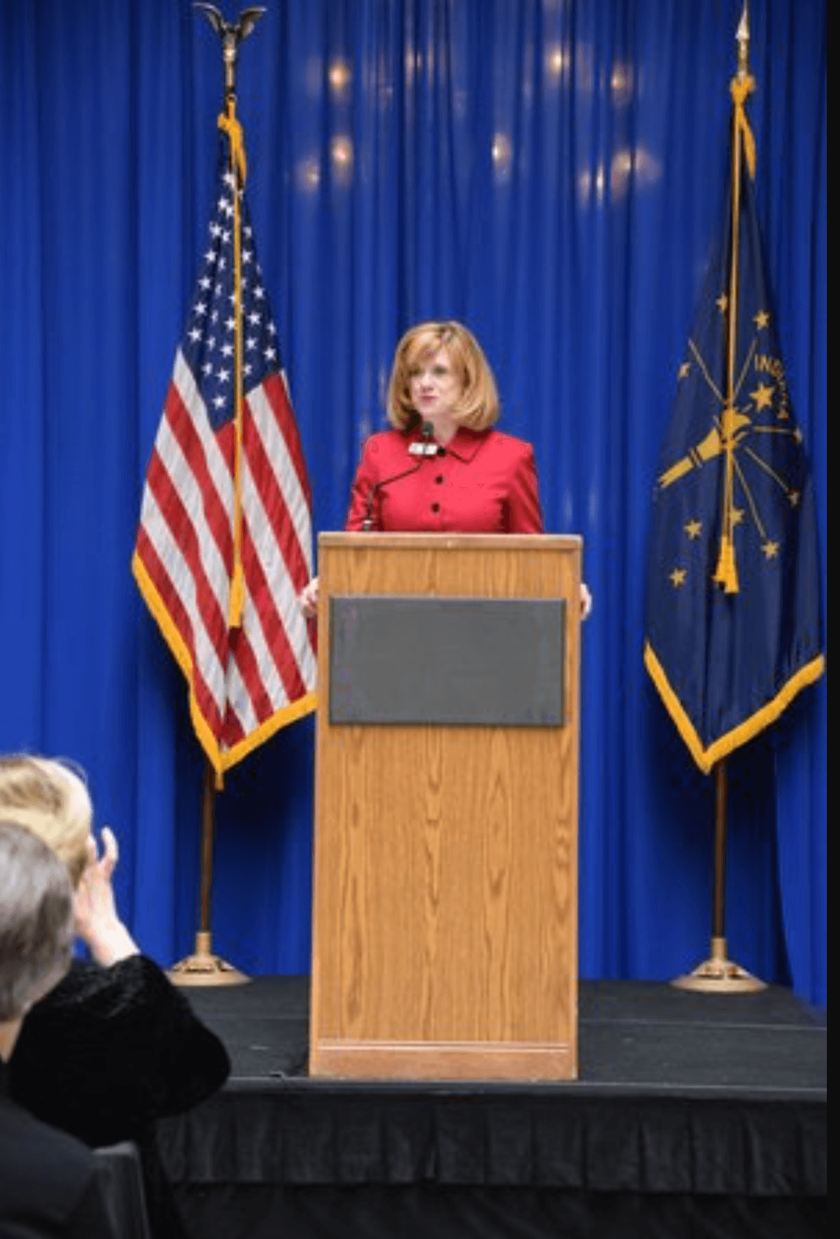 Womens Statehouse Day - Podium Red