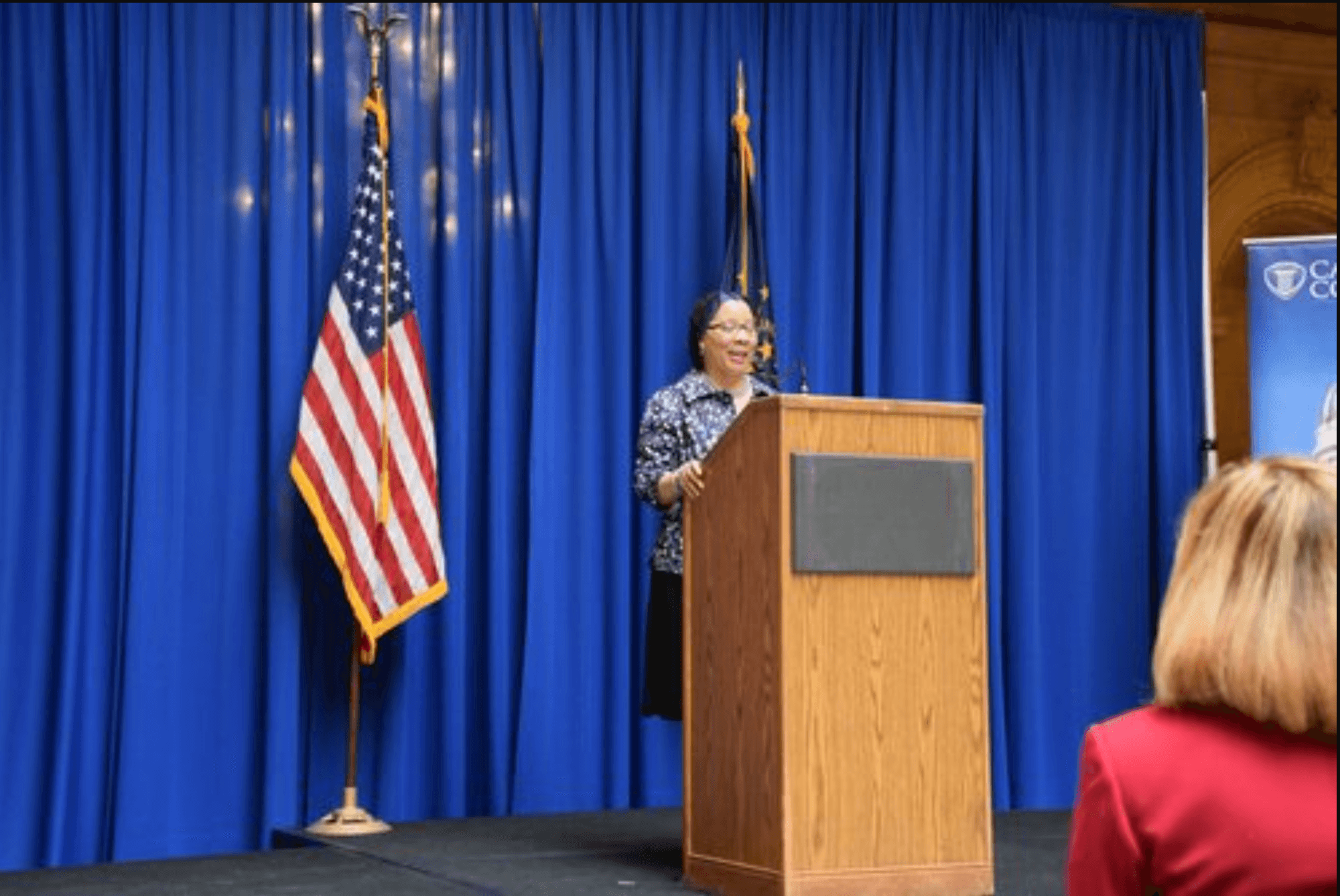 Womens Statehouse Day - podium