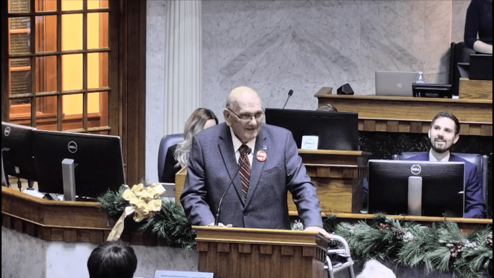 Indiana Senator Makes Profession of Faith on the Floor of the Senate
