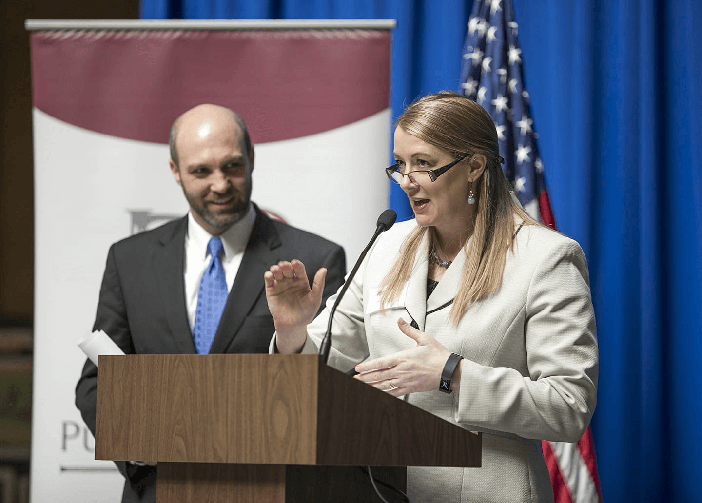 Matt, Miriam Podium