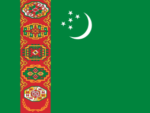 Flag of Turkmenistan