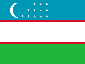 Flag of Uzbekistan
