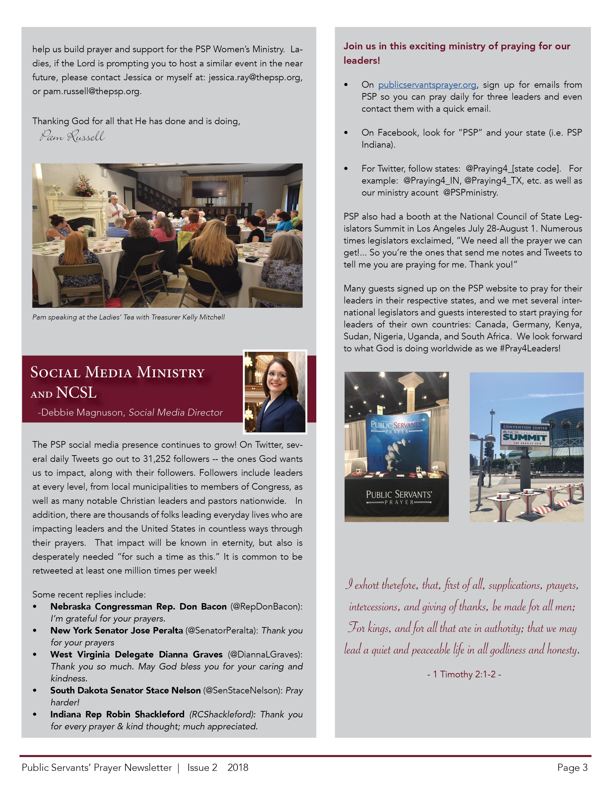 2018 Fall Newsletter 
