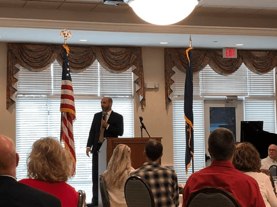 Chaplain Matthew Barnes at the Mayor’s Prayer Breakfast