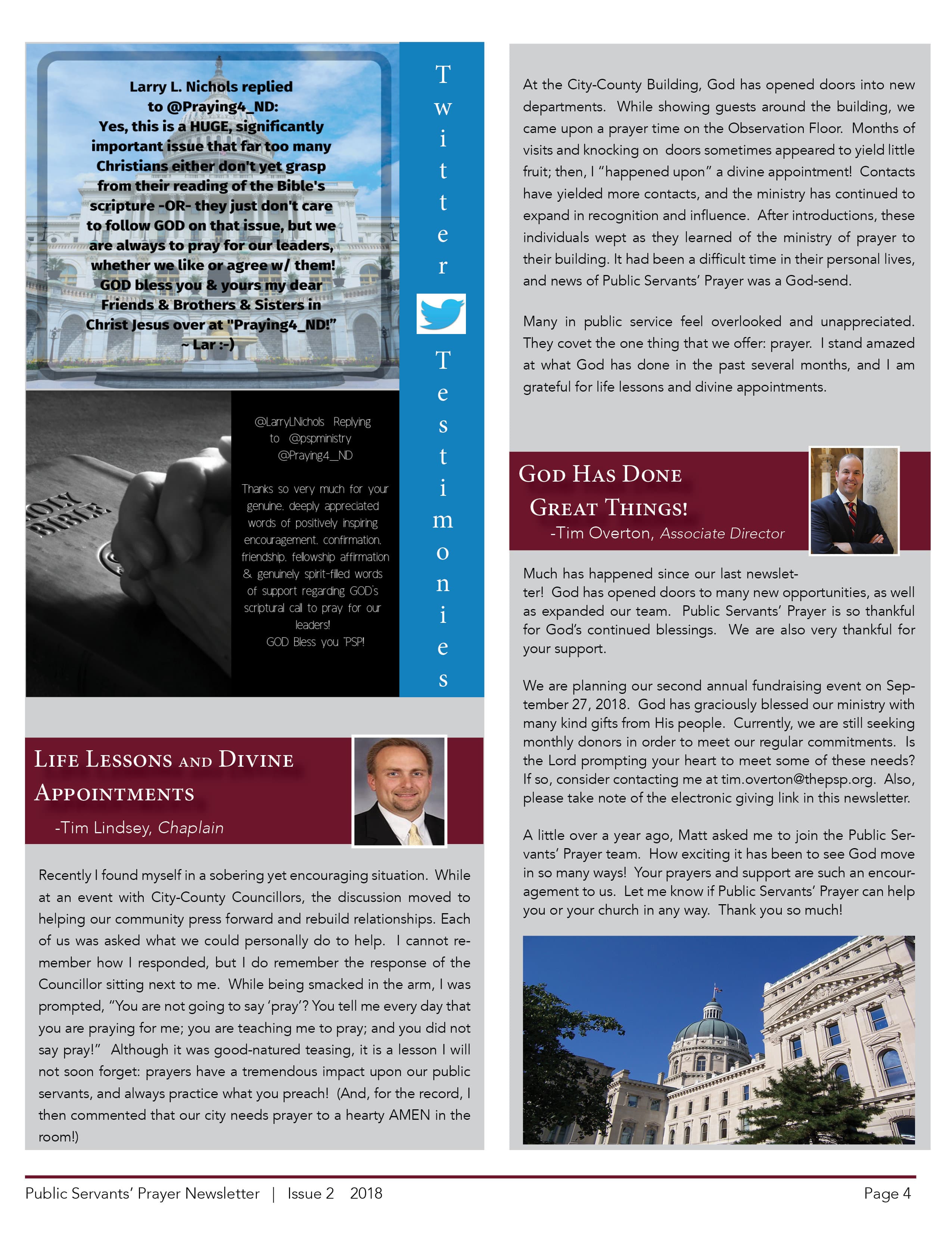 2018 Fall Newsletter 