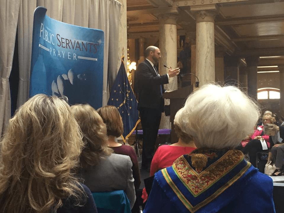 Chaplain Matthew Barnes Speaking at the 2018 Women's Statehouse Day