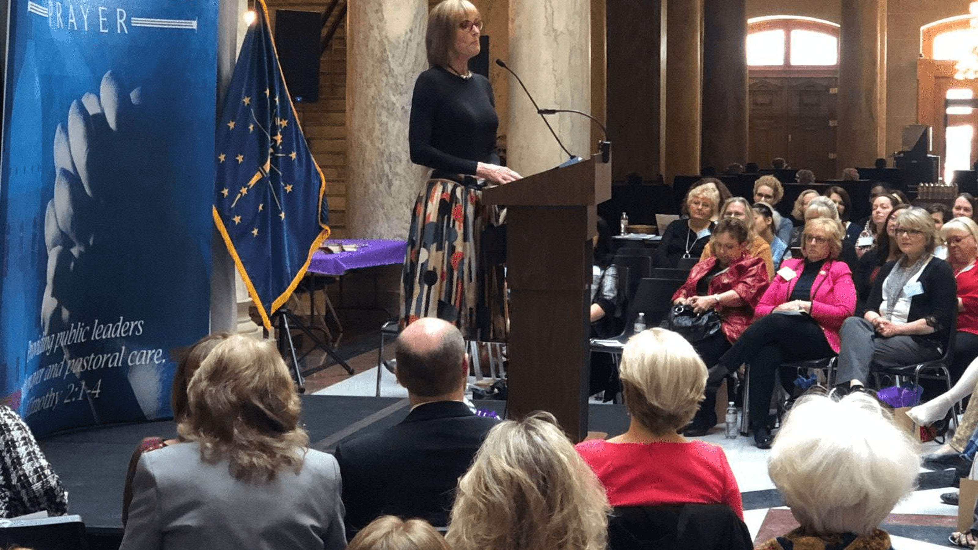 Lieutenant Governor Suzanne Crouch Speaking at the 2018 Women's Statehouse Day