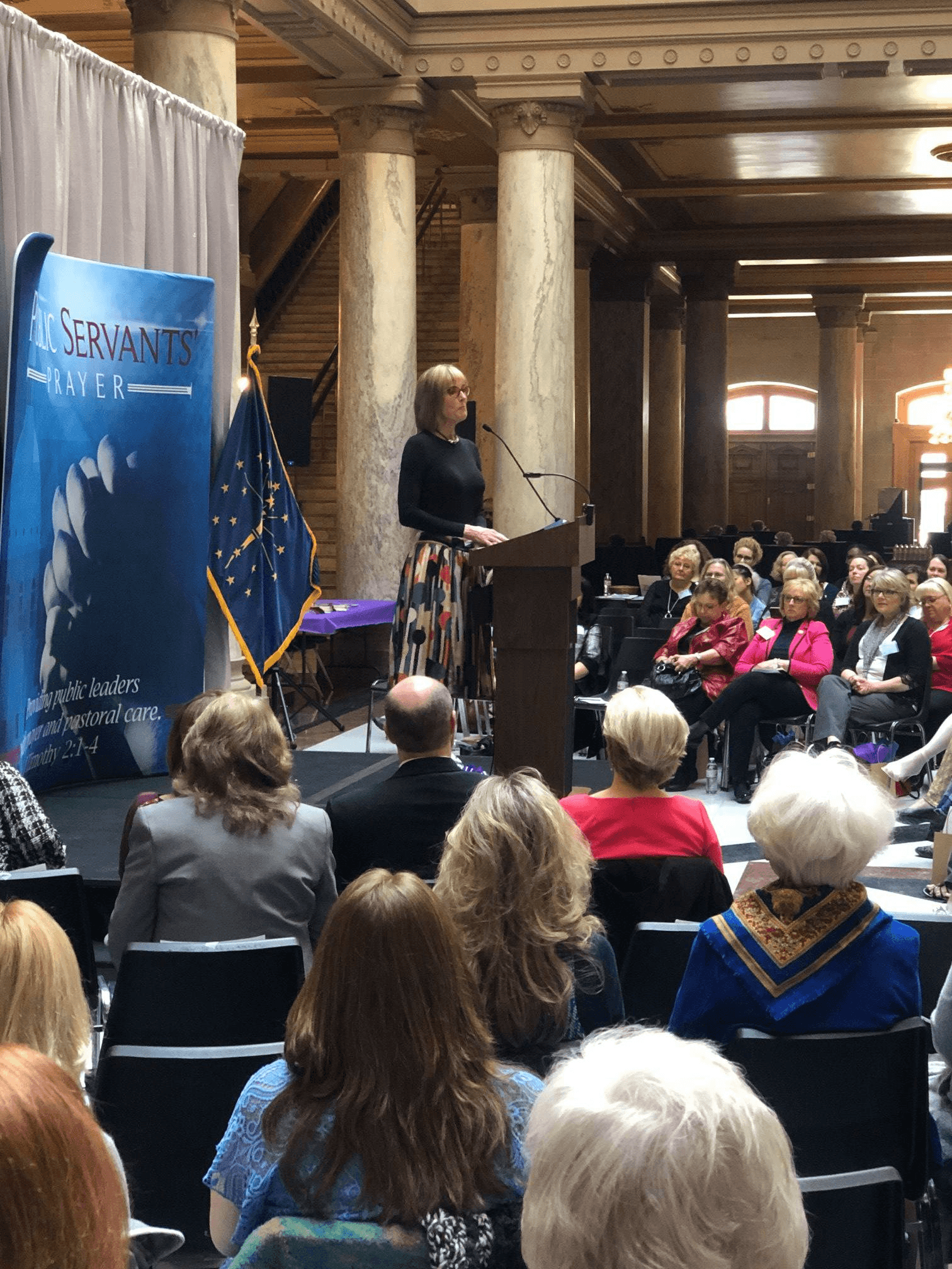 Lieutenant Governor Suzanne Crouch Speaking at the 2018 Women's Statehouse Day