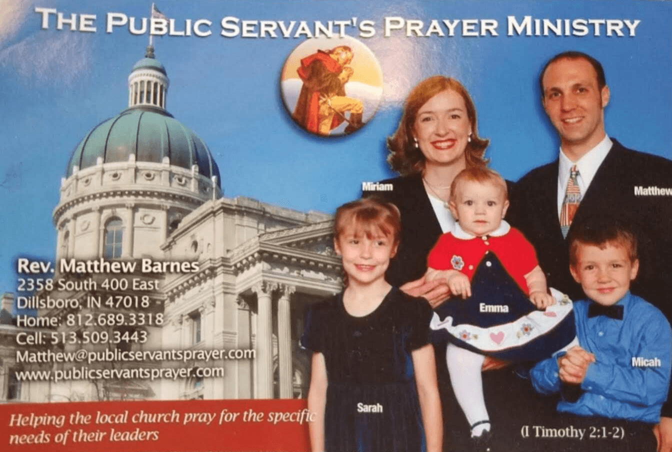 First Prayer Card