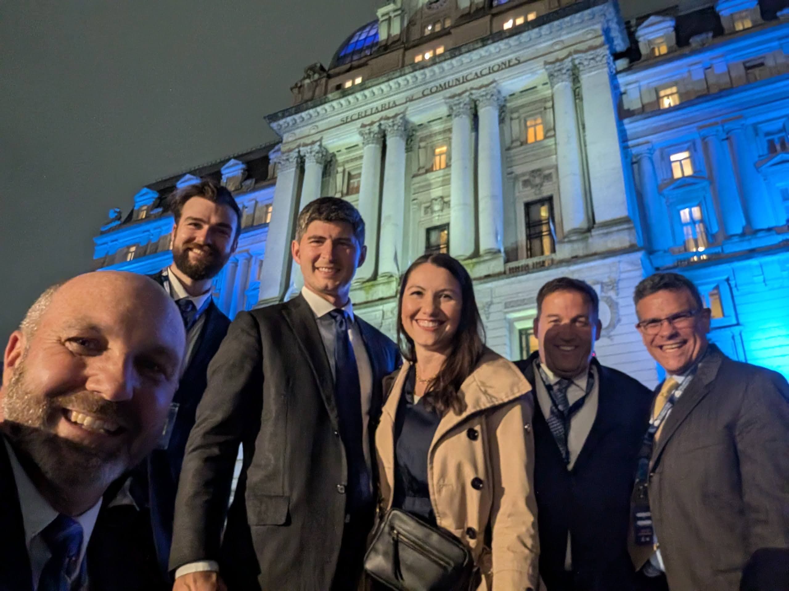 Matt, Micah, Rep. Tim & Kathryn Wesco, John Crane, Adam Nathanson (translator & friend)