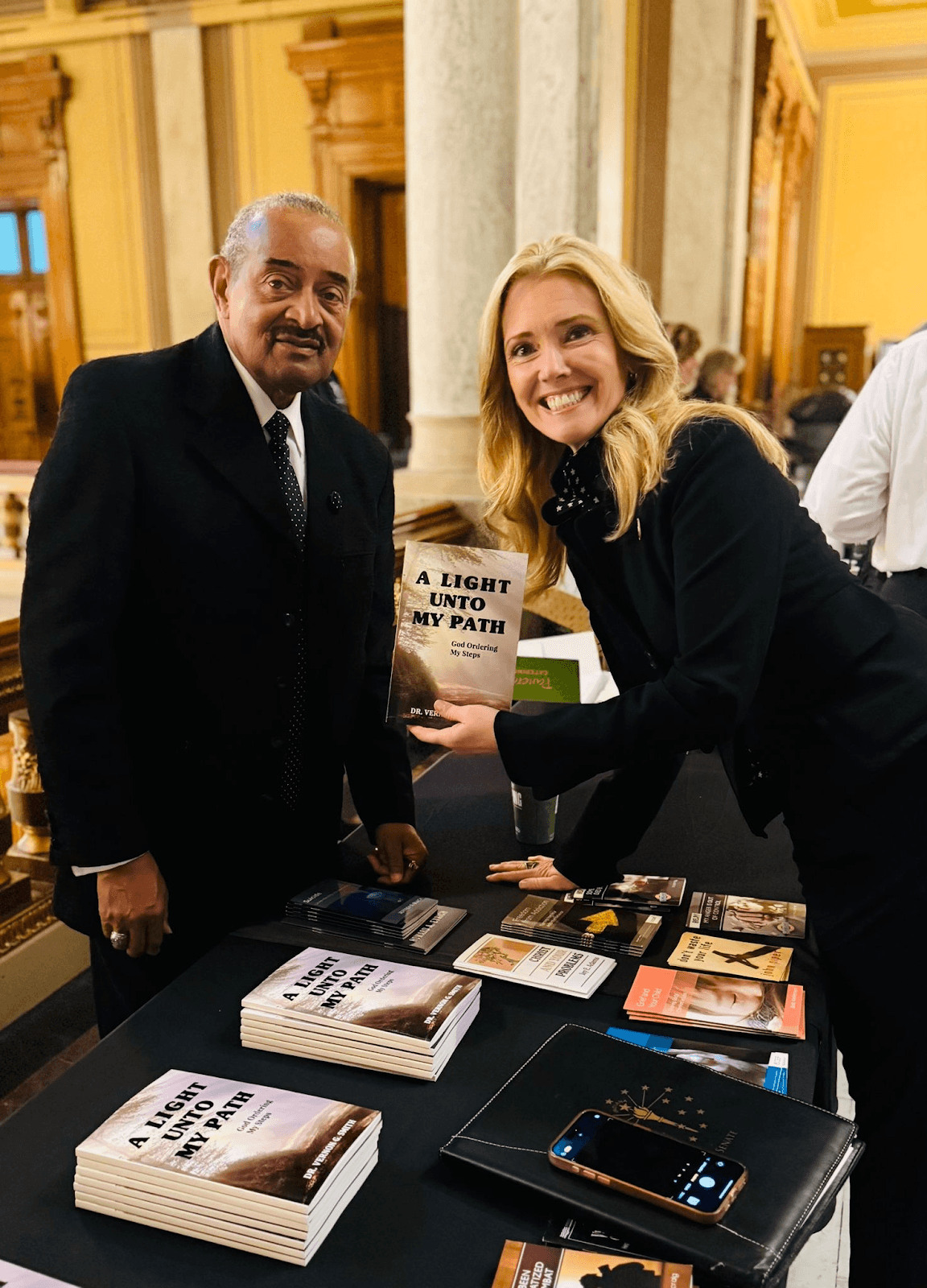 Rep. Vernon Smith and Senator Shelly Yoder