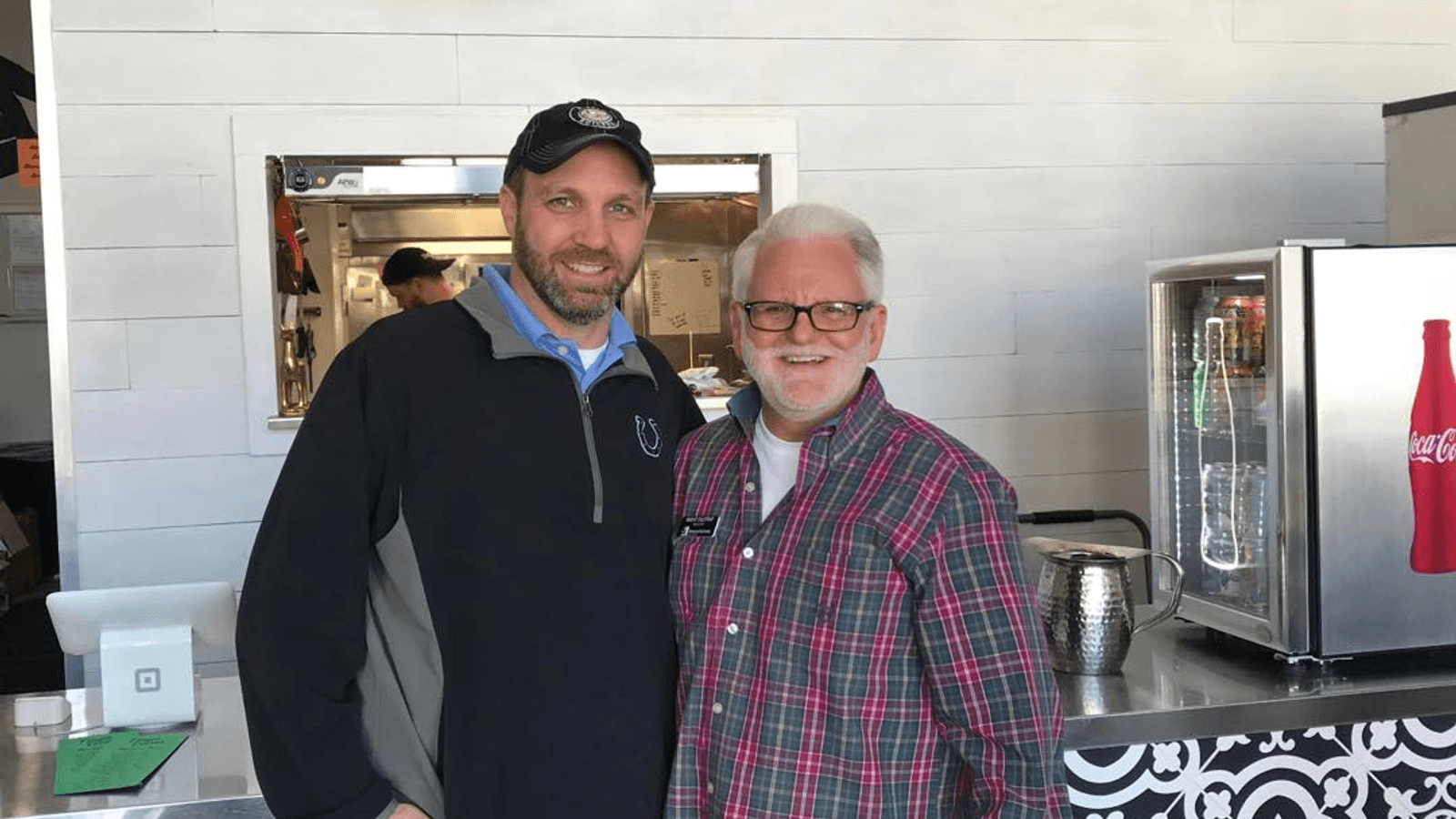 Chaplain Matthew Barnes with Bill Gilstrap, MO