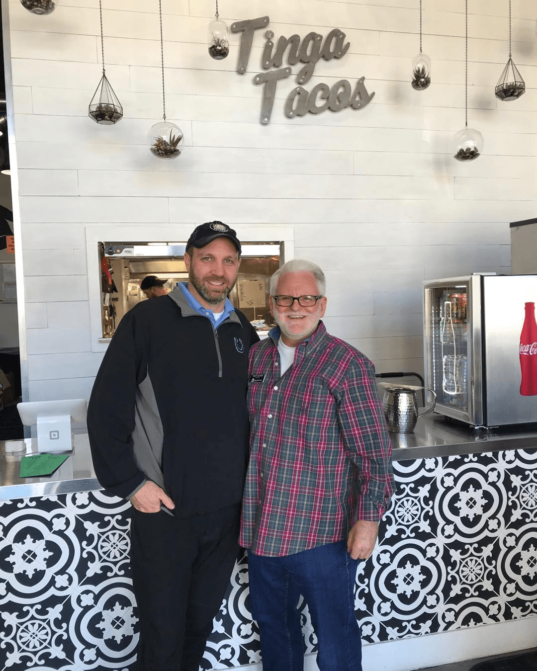 Chaplain Matthew Barnes with Bill Gilstrap, MO