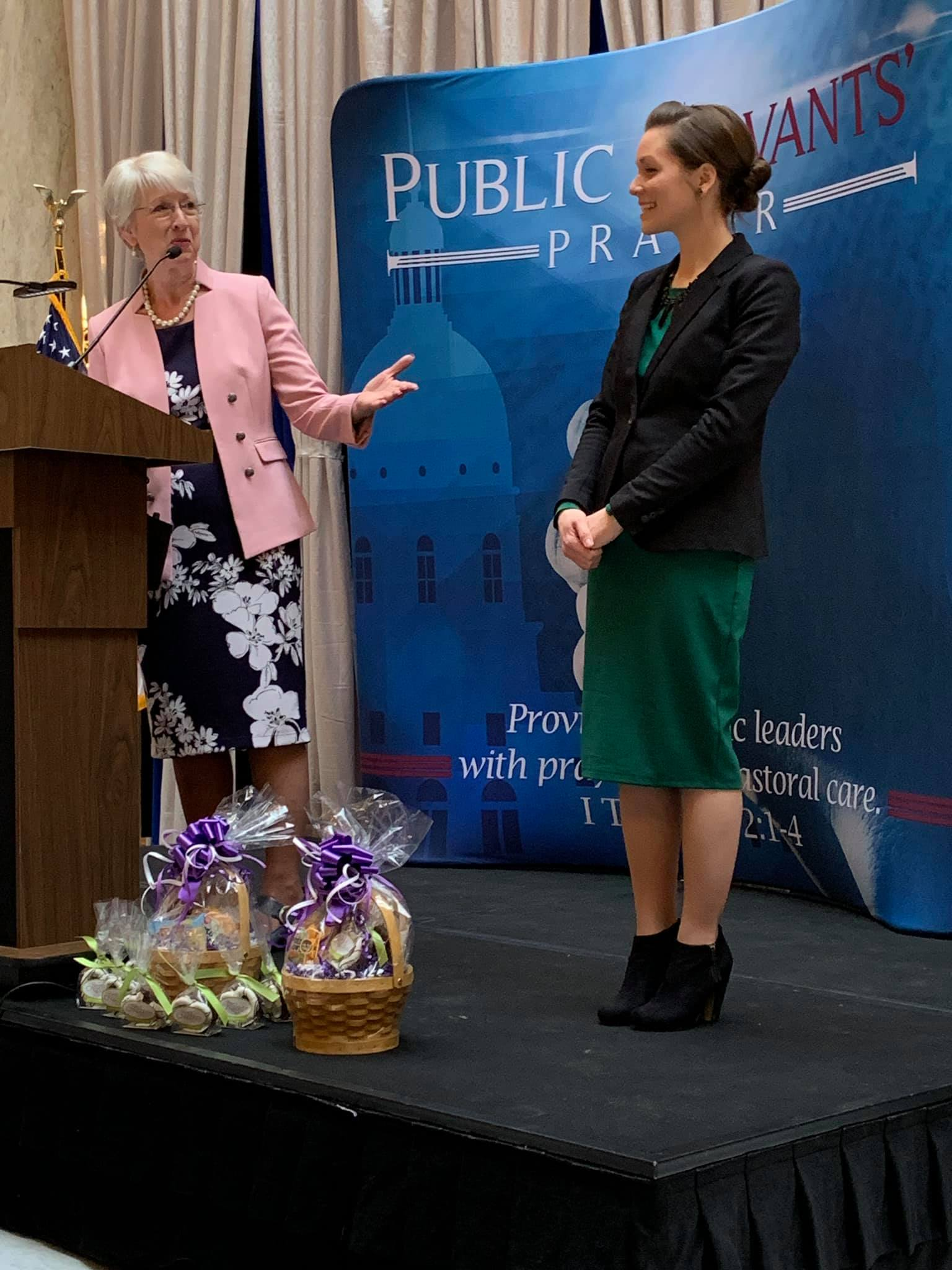 Pam and Jessica at the 2018 Women's Statehouse Day
