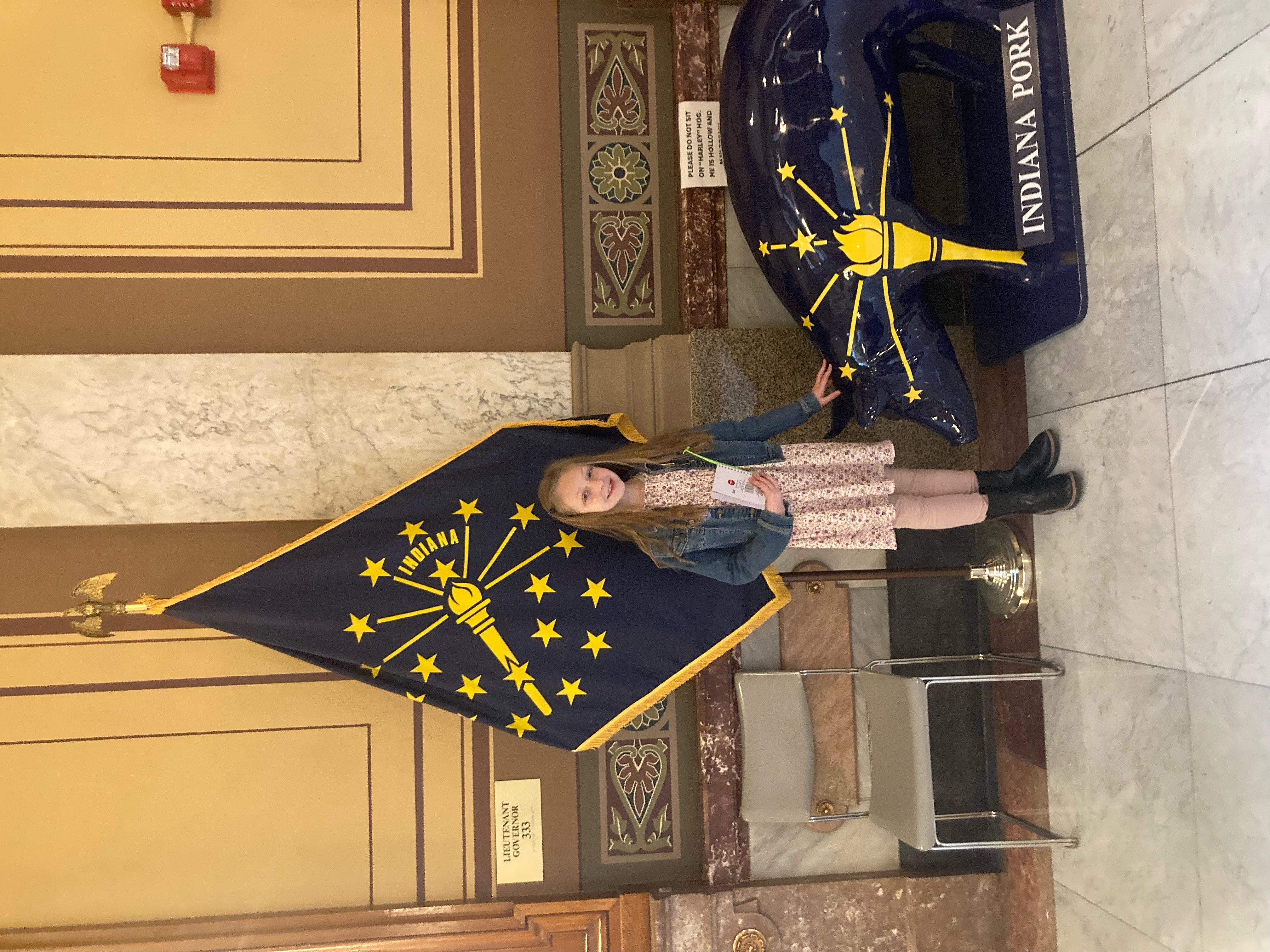 "Senator" Afton Luckhaupt on her Grand Tour of the Statehouse 