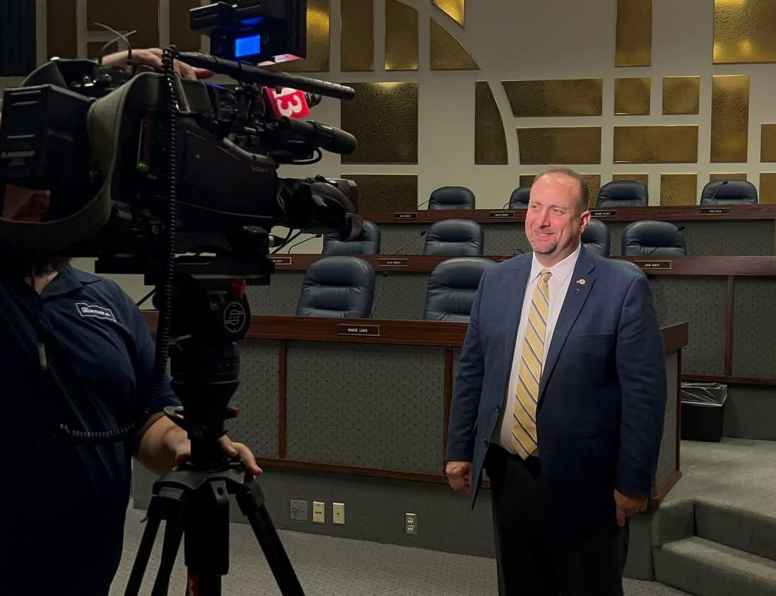 CH Tim Lindsey on Channel 13 News before the Indianapolis Prayer Service
