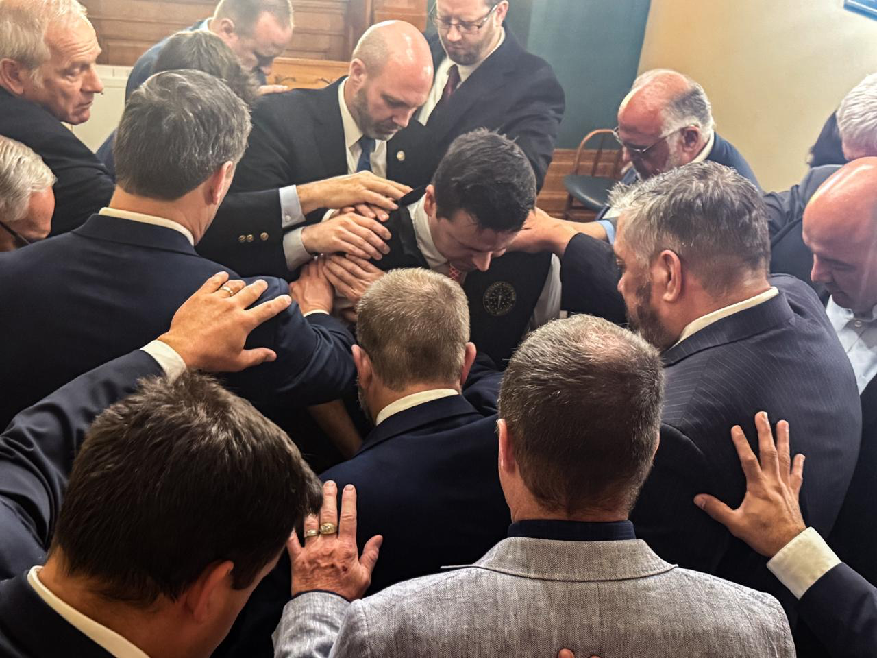 PSP Team & Pastors Praying for Lt. Governor Micah Beckwith