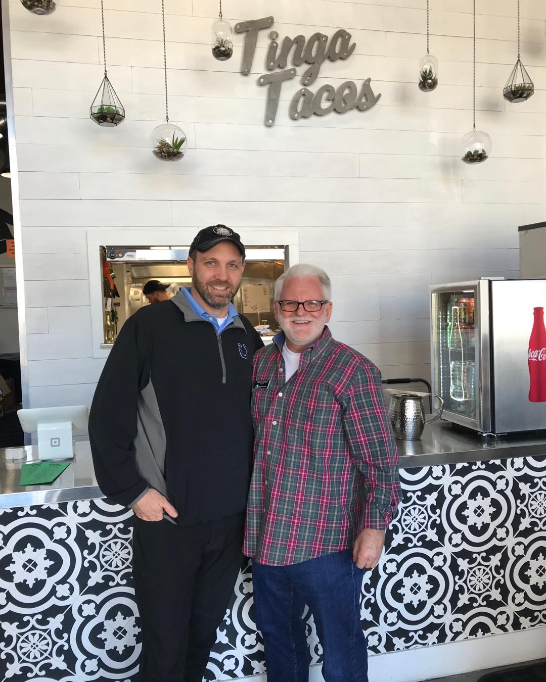 Chaplain Matthew Barnes with Bill Gilstrap, MO