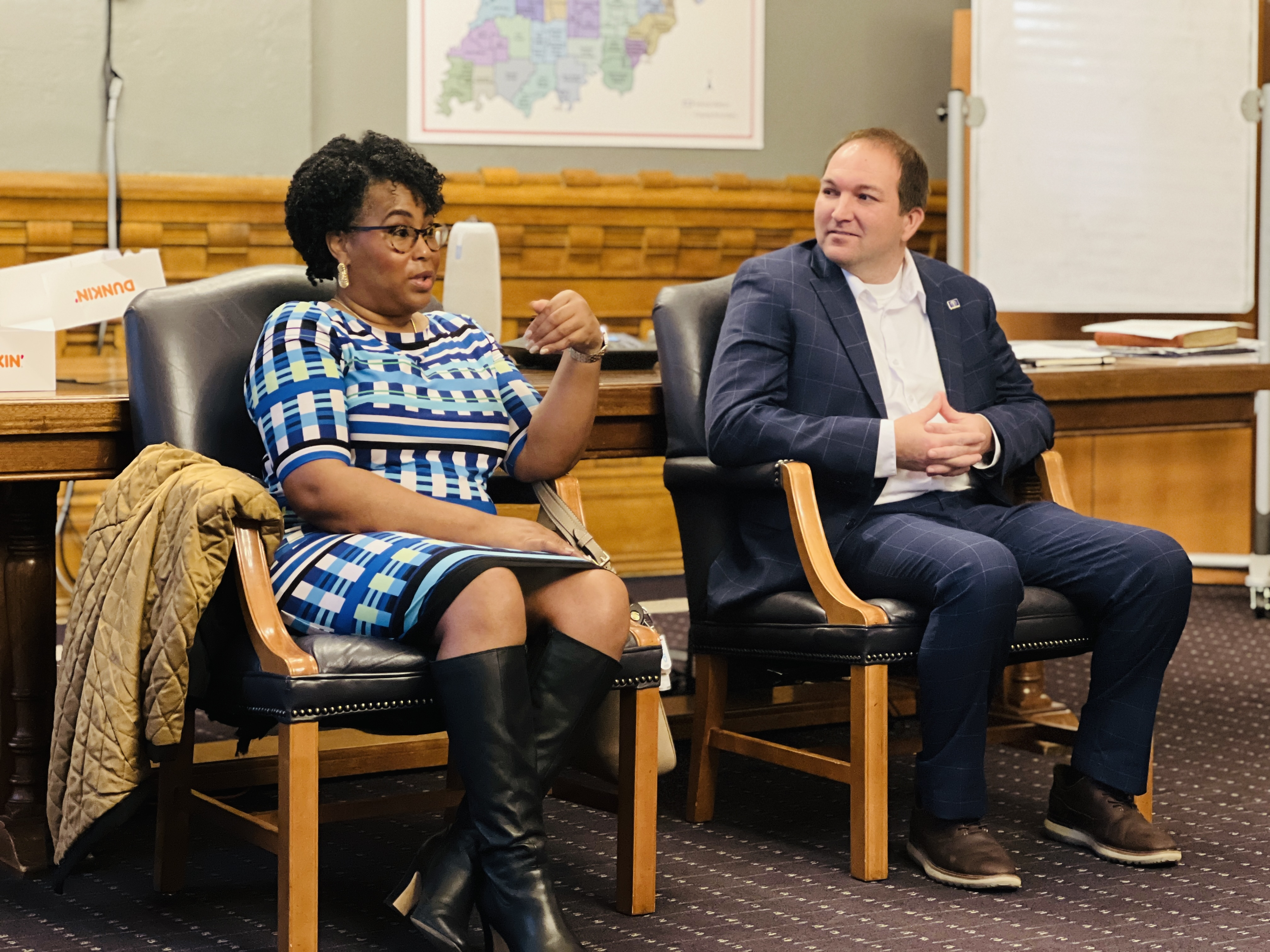 Rep. Cherrish Pryor (D)  & Rep. J.D. Prescott (R)  Faith@Work Speakers